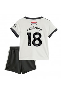 Fotbalové Dres Manchester United Casemiro #18 Dětské Třetí Oblečení 2024-25 Krátký Rukáv (+ trenýrky)